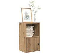 Mandloder Libreria in rovere Artisan, 31 x 24 x 52 cm, materiale in legno, scaffale con porta, versatile, per soggiorno, studio, ufficio, robusta custodia a libro con montaggio flessibile