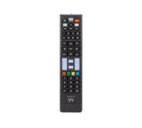 Ewent Telecomando Universale Smart TV per LG Samsung Sony Hisense TCL, Pronto all’Uso senza Programmazione, Tasti Streaming Net TV e Smart Video, Batterie Incluse, Sostitutivo Completo