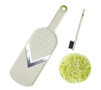 Mandolina Affetta verdure, Grattugia per Cavolo, Affettatrice Multiuso Portatile - Lama a V in Acciaio Inossidabile, Tritatutto per Verdure da Cucina Multiuso