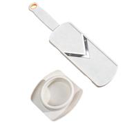 Mandolina Affetta Verdure Manuale, corpo in plastica con Paradito, Affetta Verdure Manuale, Perfetto per patate, carote e altro, Tagliaverdure in Acciaio Inox, per Frutta, Verdura e Tuberi