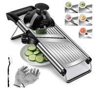 Mandolina affettatrice professionale a spessore regolabile, affettatrice manuale da cucina per patate e frutta.