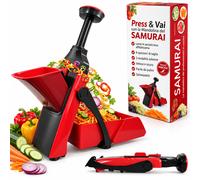 Mandolina Affettatrice Samurai, Affettaverdure Professionale Lame Acciaio Inox