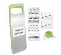 Mandolina da cucina, dimensioni più grandi, affettaverdure regolabile, trituratore di patate, rimovibile, strumento per affettare verdure da cucina (Verde) verde 1 pz