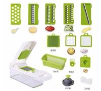 MANDOLINA TAGLIA AFFETTA PATATE VERDURE LAME INTERCAMBIABILI ACCAIO INOX
