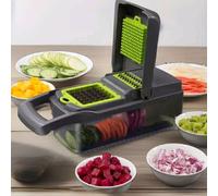 Mandolina Tritatutto Multifunzione 8 in 1 Accessori da Cucina - Affettaverdure
