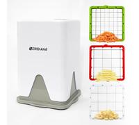 MandolinaMandolina Taglia Patate 3 in 1 per Patate a Bastoncino e Verdure - Affetta Patate e Carote Manuale con Lame in Acciaio Inox, Facile da Pulire e Veloce da Usare