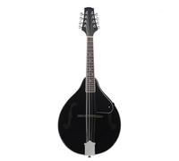 Mandolini Strumento per Principiante Strumento Musicale Mandolino In Tiglio A 8 Corde Stile A Con Strumento Per Chitarra Mandolino Con Corde In Acciaio In Palissandro Regolabile(Black)