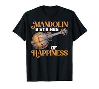 Mandolino 8 Strings of Happiness Joy Maglietta