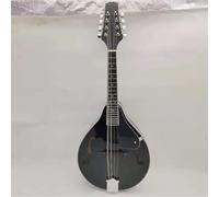 Mandolino A 8 Corde In Legno Massello Per Principianti Adulti Chitarra Classica Melodica Color Tramonto Strumento Folk Mandolino Principianti(Black)