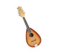 Mandolino A Cucchiaio Con Custodia In Pelle 8 Corde 8 Fili Filo D'acciaio Strumento Mandolino Colorato(Orange)