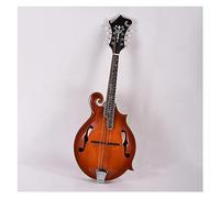 Mandolino Acustico A 8 Corde In Stile F Fatto A Mano. Top In Abete Massello. Corpo In Acero Fiammato Professionale Mandolino