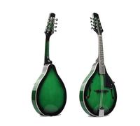 Mandolino acustico a 8 corde mandolino in tiglio brillante(Green)