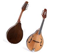 Mandolino color legno Mandolino in legno massello di abete rosso selezionato Mandolino a otto corde