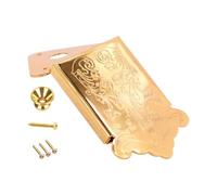 Mandolino in acciaio Tailpiece - Tailpiece Cover | 8-String Mandolino Bridge with Buckle and Screws, Strumento Accessory Replacement | For School, Beginners, Festivals