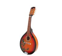 Mandolino In Legno Massello A 8 Corde Con Foro Tondo Acuto Di Alta Qualità Con Motivi Squisiti Professionale Mandolino