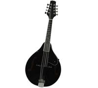 Mandolino Mandolino professionale nero fatto a mano