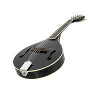 Mandolino per Principiante Elegante Mandolino In Tiglio A 8 Corde Nero Stile A Con Bordo Di Guardia