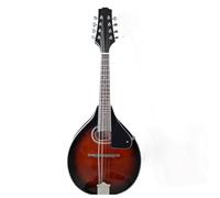 Mandolino Per Principiante Pannello In Abete Accessori Per Fori Tondi Mandolino Per Mandolino A Otto Corde(Red)