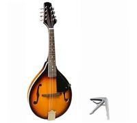 Mandolino Per Principiante Set Completo Di Strumenti Per Mandolino A Otto Corde In Legno Massello Fatto A Mano Tavola Singola Mandolino Singolo Completo(Set 4)