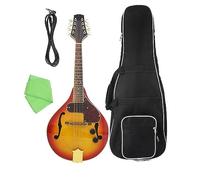 Mandolino Stile A Chitarra A 8 Corde In Legno Di Abete Rosso Mandolino Tradizionale Strumento A Corde Con Borsa Professionale Mandolino