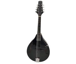 Mandolino Strumento Etnico Mandala Sunset Colore/nero Mandolino A 8 Corde Strumento Mandala(Black)