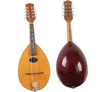 mandolino strumento Mandolino A Forma Di Paletta In Legno Massello Di Abete Fatto A Mano Mandolino In Legno Da 31 Pollici Con Top In Abete A 8 Corde Per Chitarra Mandolino Di Alta Qualità(Scoop shape