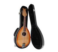 Mandolino Strumento Mandolino Piccolo A Forma Di Paletta Mandolino A Otto Corde A Forma Di Paletta Con Custodia In Pelle(B)