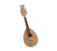 Mandolino Strumento Musicale Campana Per Mandolino A Otto Corde A Forma Di Zucca Con Scatola In Pelle E Filo D'acciaio A 8 Fili(Wood color)
