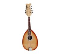 Mandolino Strumento Musicale Mandolino Acuto A Forma Di Zucca Mandolino A Otto Corde Con Scatola In Pelle Strumento Professionale Per Principianti A 8 Fili(Sun color)