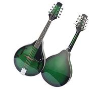 Mandolino Verde Fatto A Mano A 8 Corde Con Corpo In Legno Massello Strumento Musicale Mandolino Professionale Mandolino