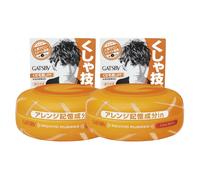 Mandom - Gatsby Moving Rubber - 80g - Loose Shuffle Orange - 2pcs