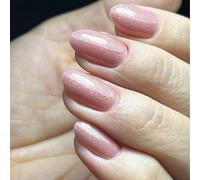 Mandorla Press On Nails Glitter Unghie finte Stick On In 12 Misure 24Pcs Punte Francesi Per Decorazioni Artistiche Stampa Unghie Bara Mandorla Francese Tip Nail