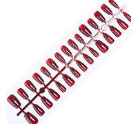 Mandorla/Quadrato/Bara Unghie finte Occhio di Gatto Premere Su Unghie Stick On Nails Vino Rossore Unghie Artificiali Un