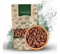 Mandorle affumicate Sunnah Shop® 1KG BBQ tostate, affumicate e salate | Mandorle croccanti dal forte aroma affumicato | proteine vegane | Mandorle affumicate Mandorla tostata e salata