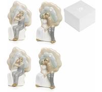 Mandorle by Paben 4 Pezzi Bomboniera Matrimonio Coppia Innamorati Sposi Albero