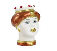 Mandorle by Paben Vaso Donna Testa di Moro in Porcellana
