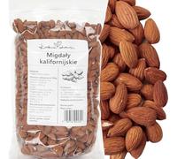 Mandorle Californiane Intere E Naturali 1 kg - Chiare, Sgusciate, Croccanti E Ricche Di Fibre E Proteine - Perfette Per Snack E Ricette - KUCHNIA ZDROWIA