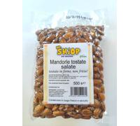 MANDORLE TOSTATE SALATE - SCHIOPPI. Tostate in forno, NON FRITTE!