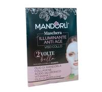 Mandorlì - Maschera Viso e Collo Illuminante e Anti-Age Confezione 1 Pezzo
