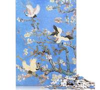 Mandorlo in fiore GRU UCCELLI Puzzle colorati e fantastici per bambini dai 12 anni in su 520 pezzi (52x38 cm)