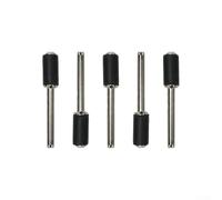 Mandrini abrasivi in gomma per lavorazione del legno e finitura in fibra di vetro, 5 pezzi, 6,35 mm