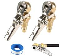 Mandrini ad per Pneumatici da 2 Pezzi, Mandrini ad a Clip in Ottone con Nastro, Collegamento Rapido di Bloccaggio, per Camion, Auto, Biciclette, Motociclette