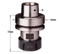 Mandrini CMT a pinze elastiche "ER32" con attacco conico HSK,per CNC Cod:183.300