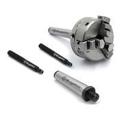 Mandrini di precisione per fresatura di macchine utensili (50 mm 3 ganasce SELF CENTER W/MT1 & MT2 ARBOR M12 X 1)
