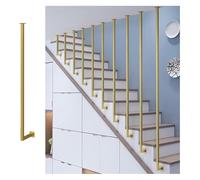 Mandrini moderni in ferro battuto for scale - Balaustre for guardrail di sicurezza for interni for uso domestico e commerciale(Gold,H - 94in)
