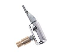 Mandrini per pneumatici in acciaio inossidabile Accessori per compressore d'aria Mandrini ad aria Ugello di gonfiaggio dei pneumatici per auto Moto Mandrino ad aria con manometro per pneumatici