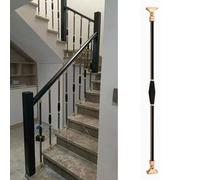 Mandrini per ringhiere per scale in metallo, 37 pollici Balaustre della piattaforma per gradini e piattaforma della scala, posta moderna della ferrovia per la villa dell'attico dell'hotel