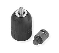 Mandrini per trapani, Convertitore mandrino per trapano 2-13mm 1/2"-20UNF con adattatori per mandrini 1/2" Boccole in plastica per trapano per conversione chiave ad impatto