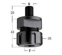 Mandrini portafrese CMT con pinze “ER20” per toupie Cod.: 796