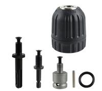 Mandrini professionali per trapano elettrico, 6 pezzi, 0,8-10 mm, strumento aerodinamico, adatto per uso meccanico e domestico